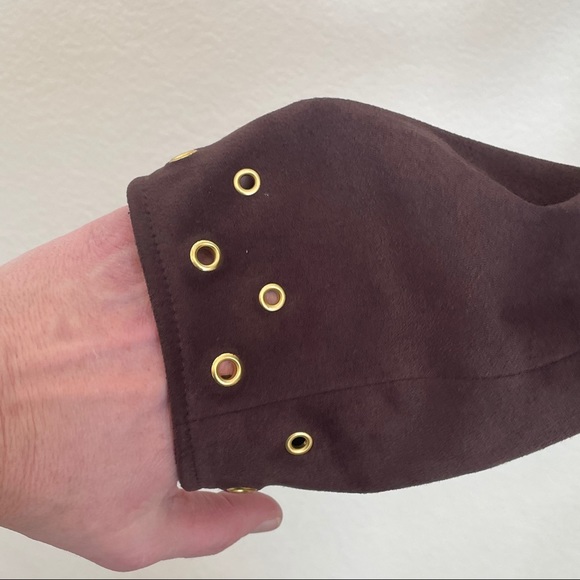 INC International Concepts Brown Faux Suede Jacket - Picture 7 of 10